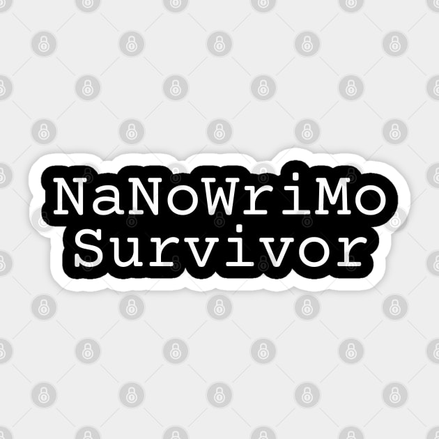 NaNoWriMo Survivor Sticker by EpicEndeavours